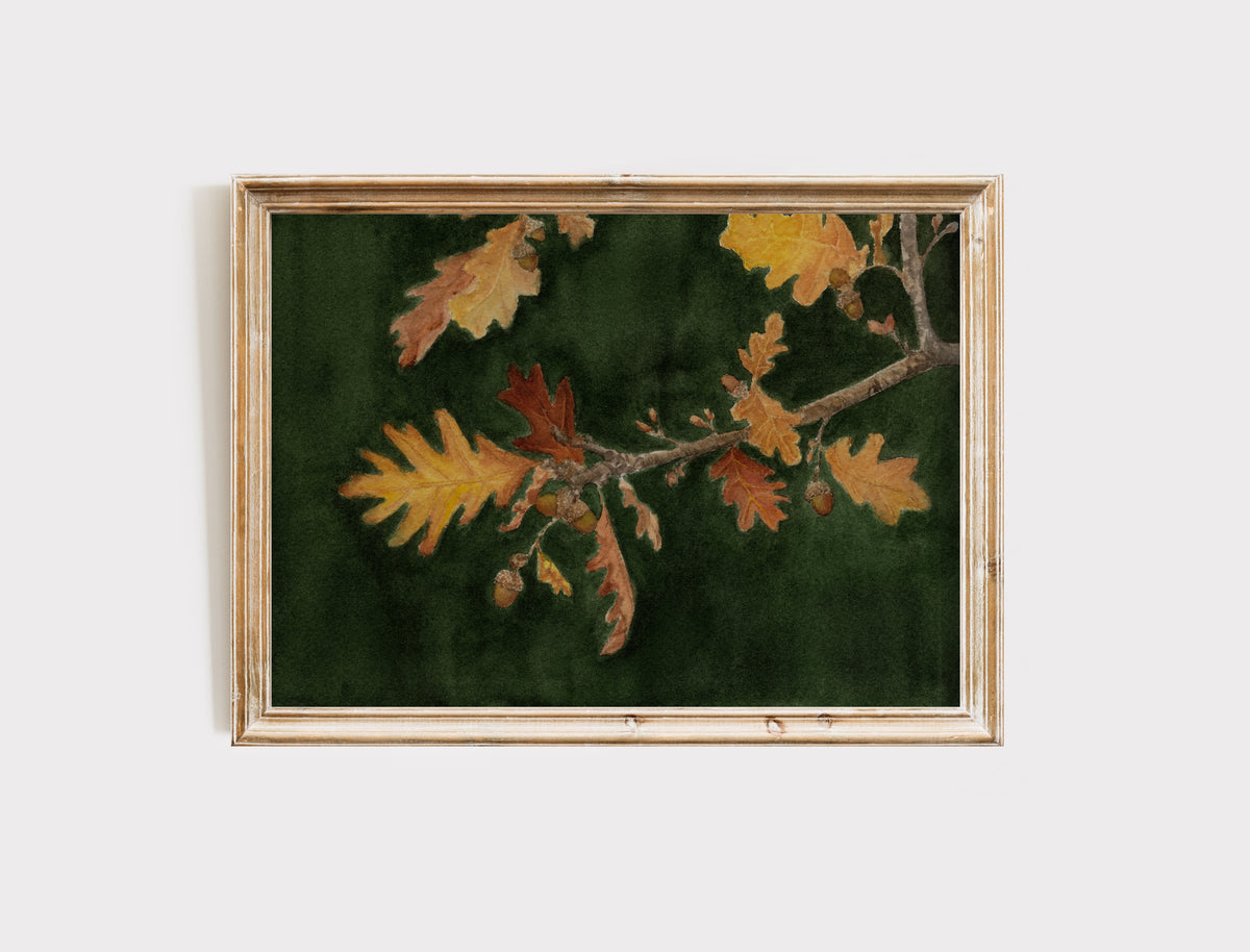 "Ochre Oak" - Art Print