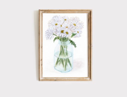 Daisies, the Friendliest Flower - Art Print