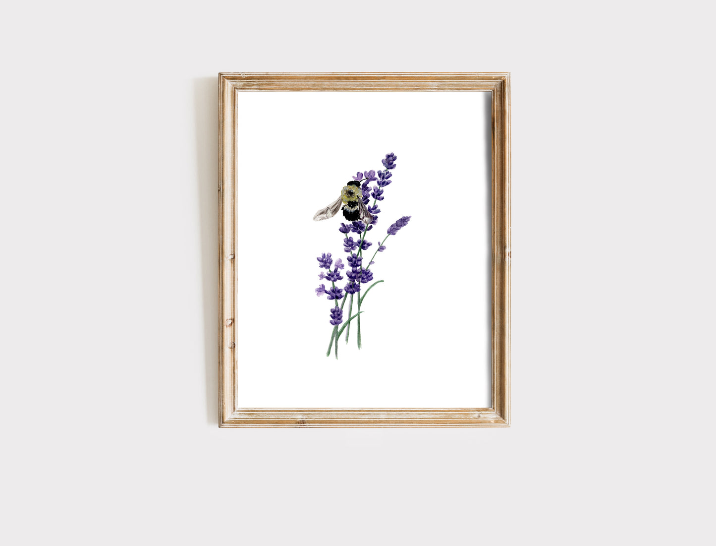 Lavender Bee - Fine Art Print