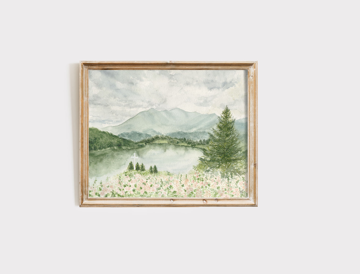"Lakeside Love" - Art Print