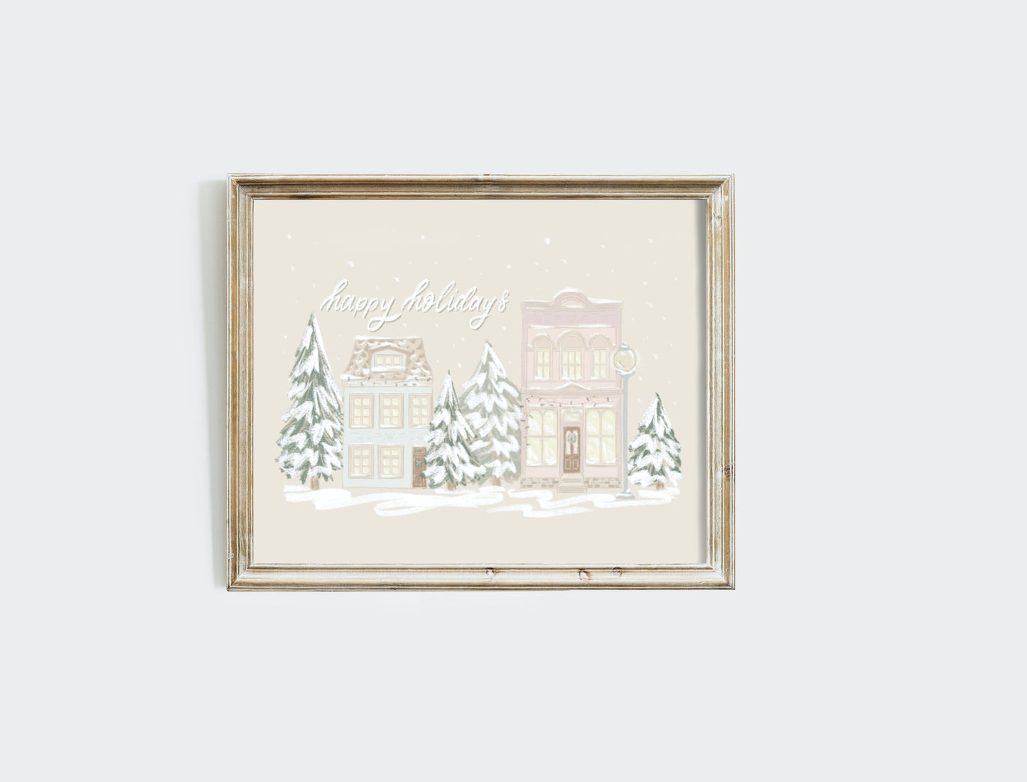 "Happy Holidays"- Fine Art Print