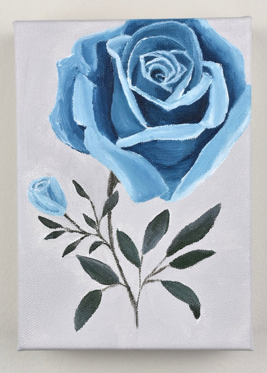 "Isla" - 5x7in Original Rose Painting
