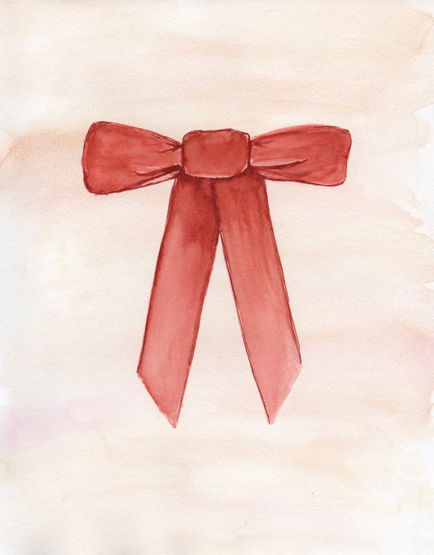 "Most Ardently" | 8x10in Original Bow Painting