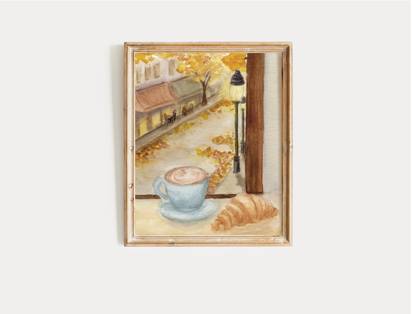 "Autumn Cafe" - Art Print