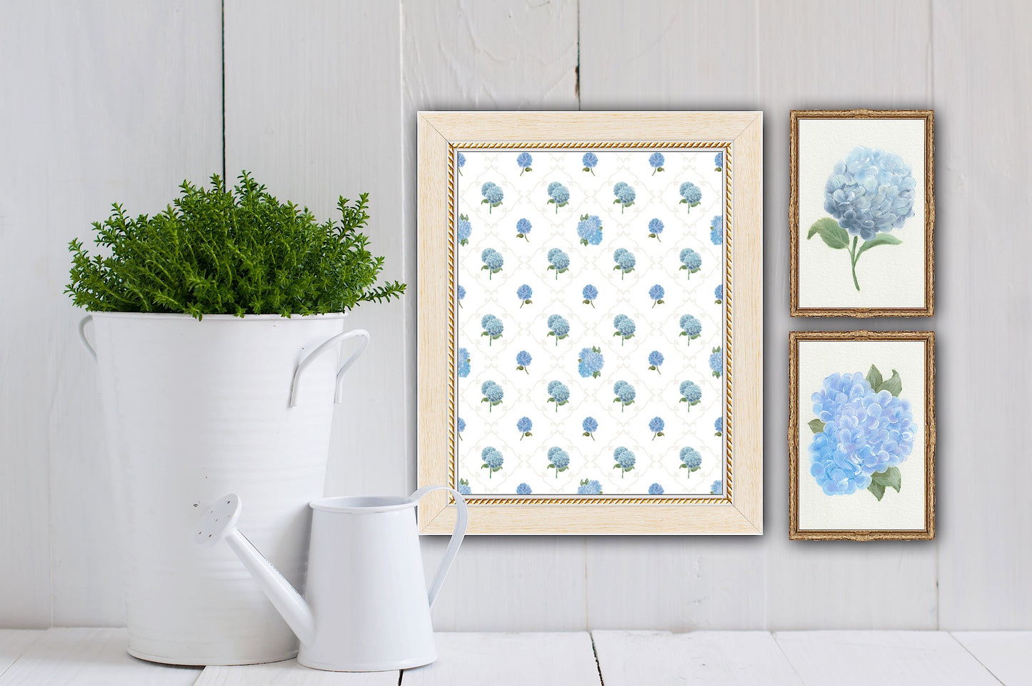 Hydrangea Pattern Art Print