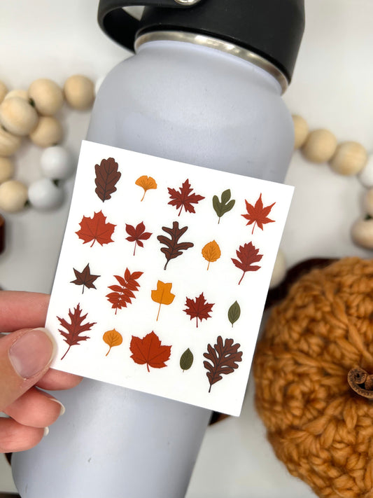 Autumn Leaves Sticker, 2.75x3in