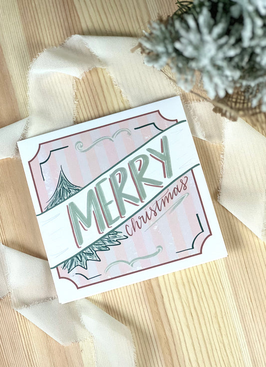 Merry Christmas Greeting Card
