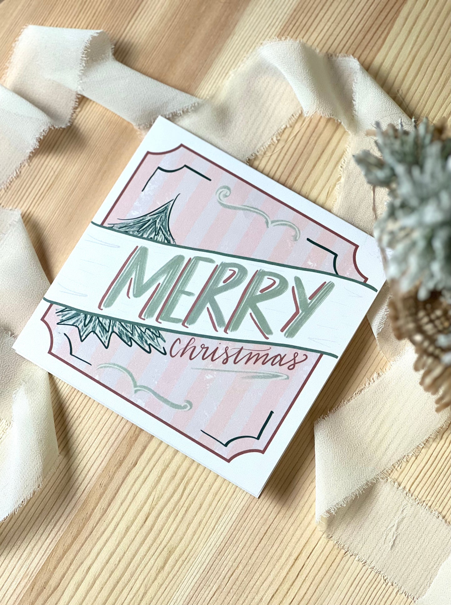 Merry Christmas Greeting Card