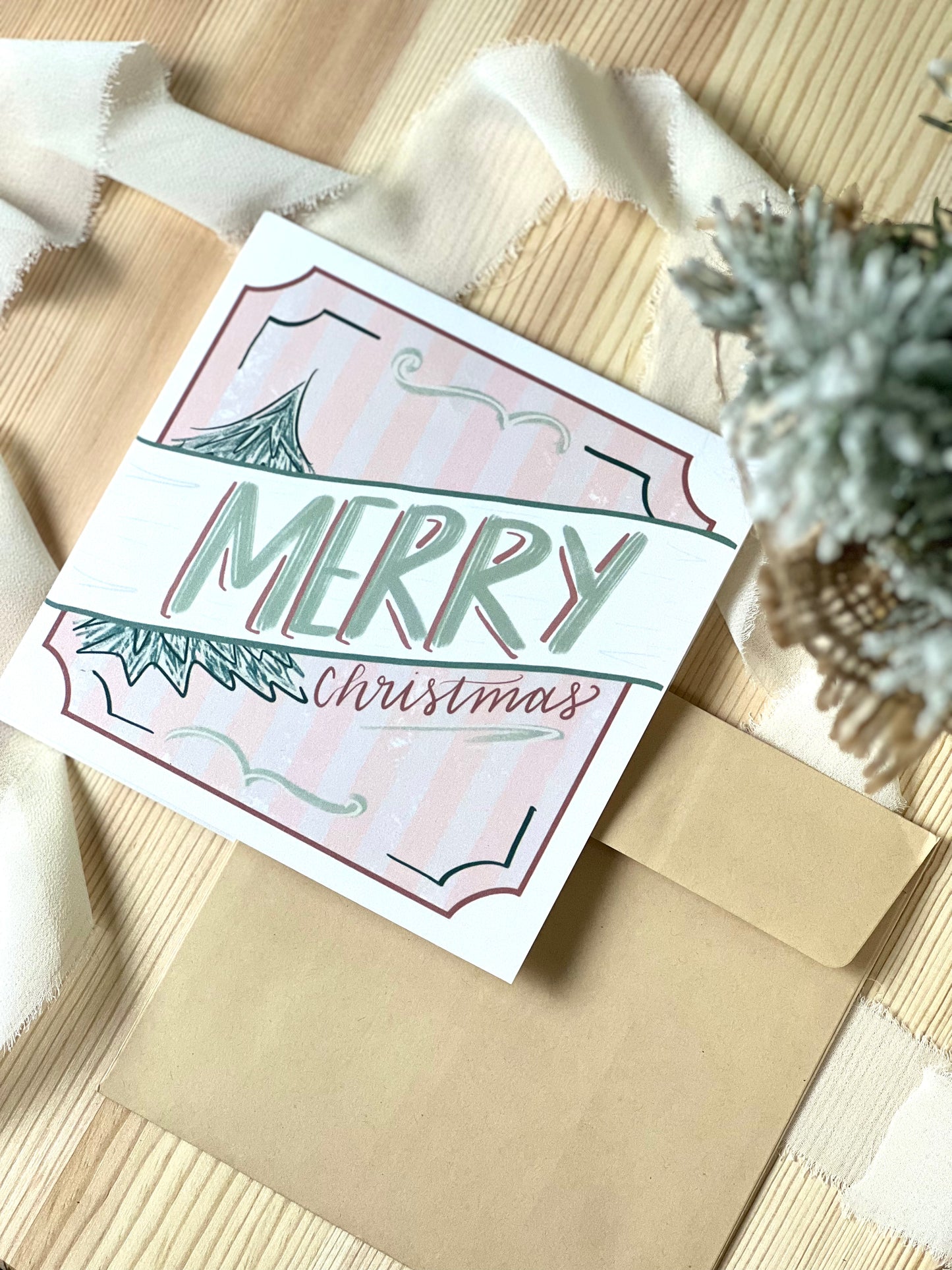 Merry Christmas Greeting Card