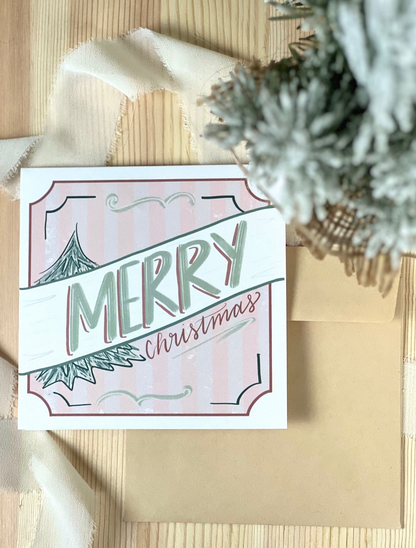 Merry Christmas Greeting Card