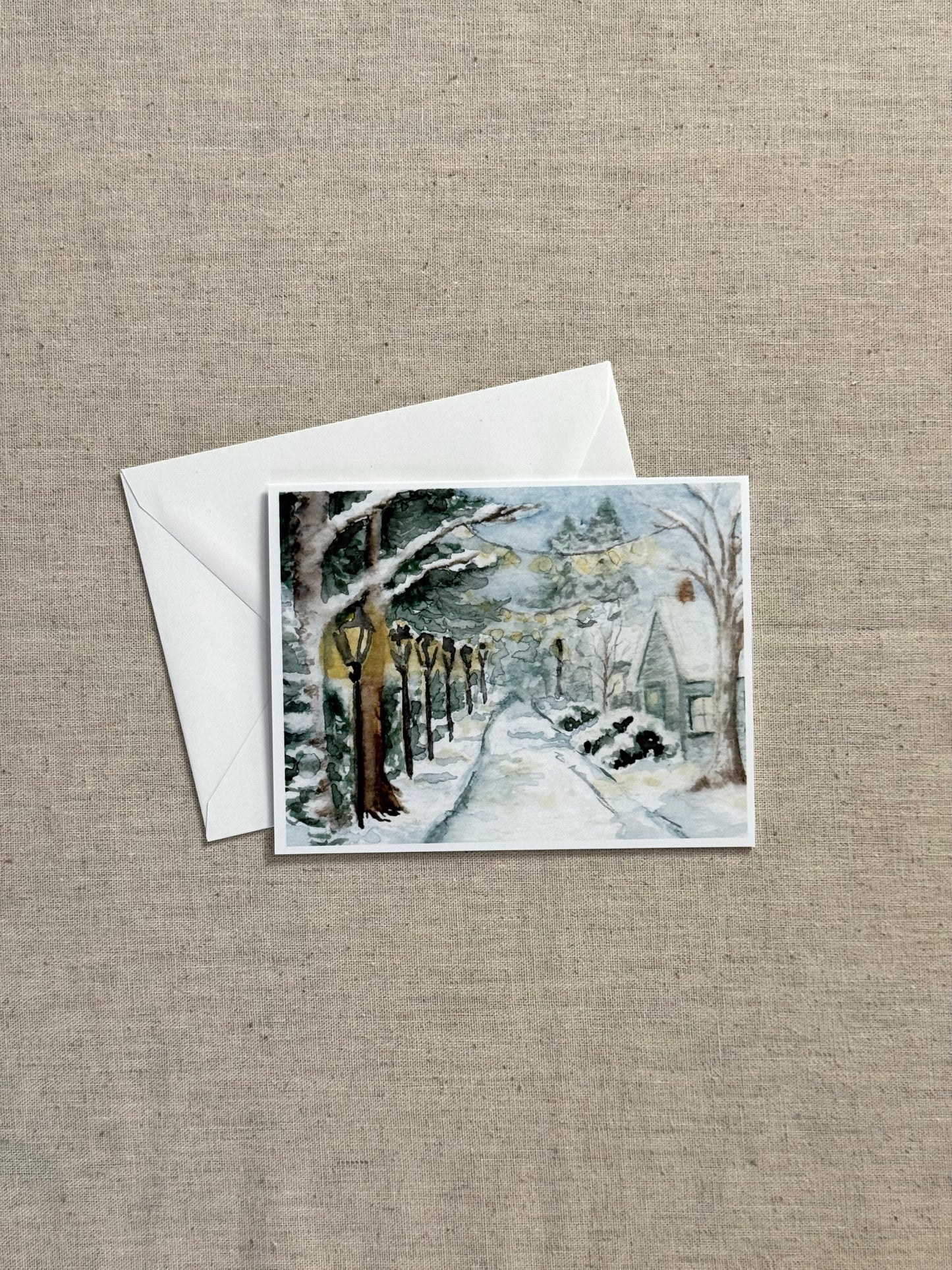 Fresh Fallen Snow Greeting Card