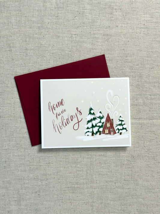Home for the Holidays Greeting Card