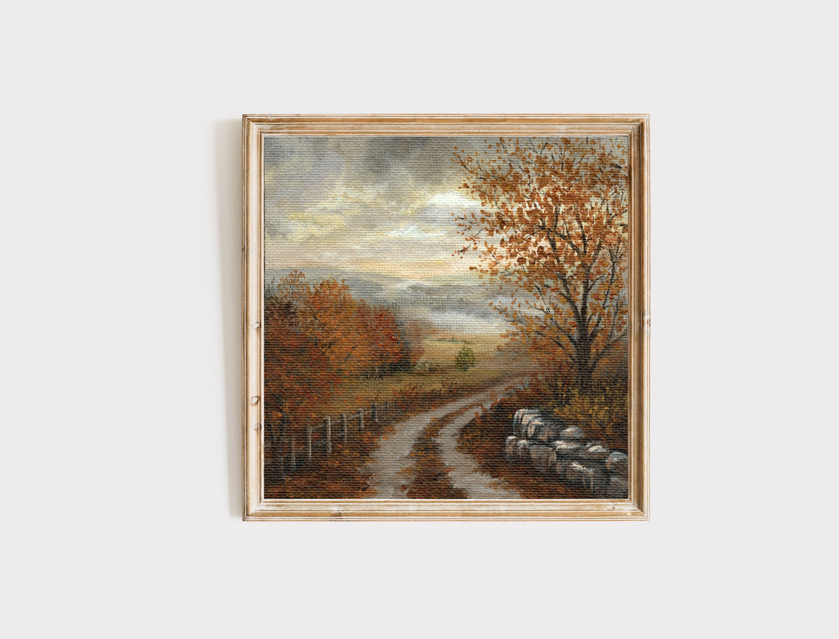 "October Road" - Art Print