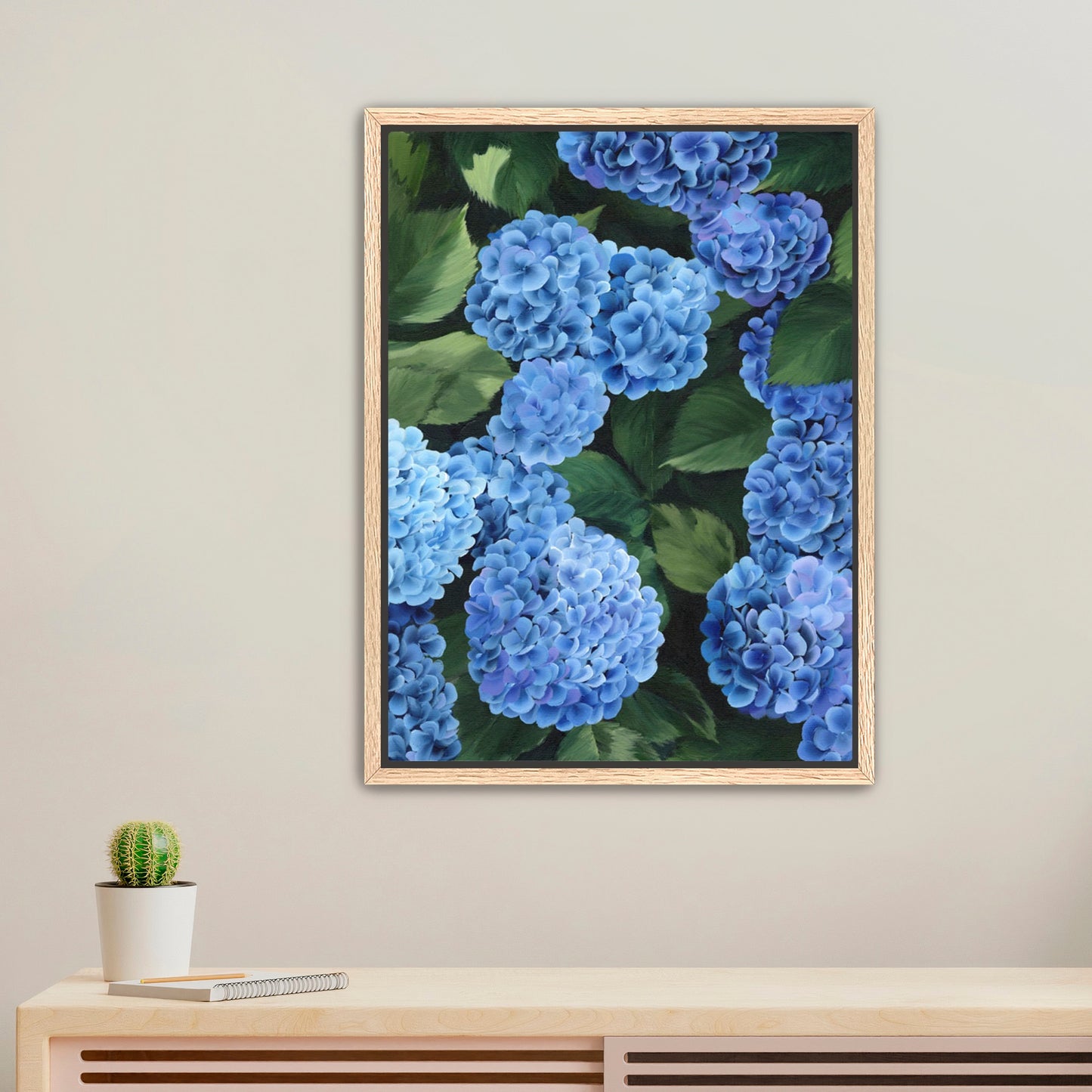 "Before the Day Spoke" - Framed Canvas Print