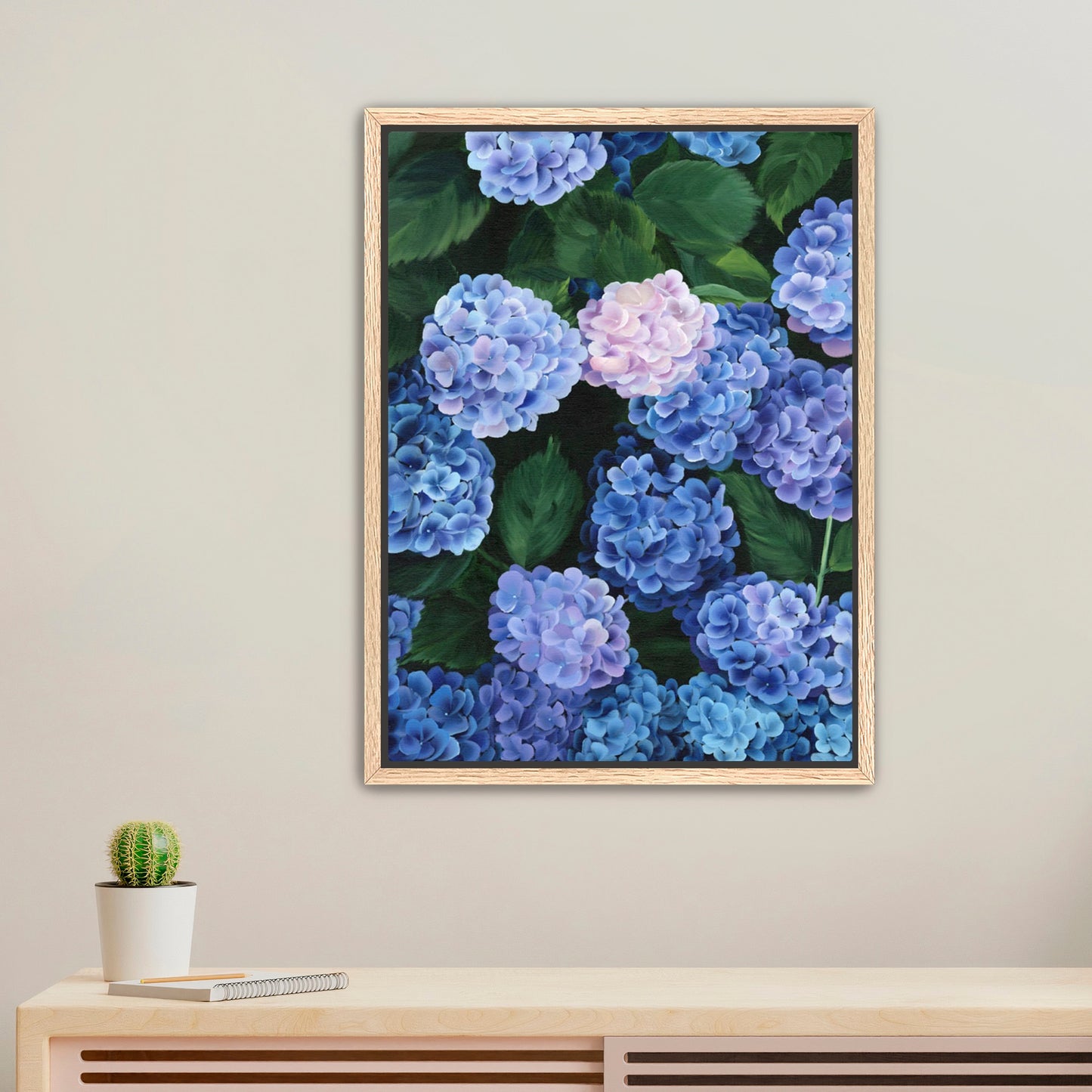 "After the Light Listened" - Framed Canvas Print