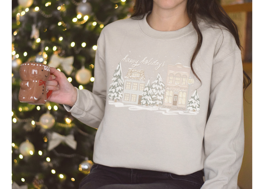 Cozy Christmas Town Sweatshirt