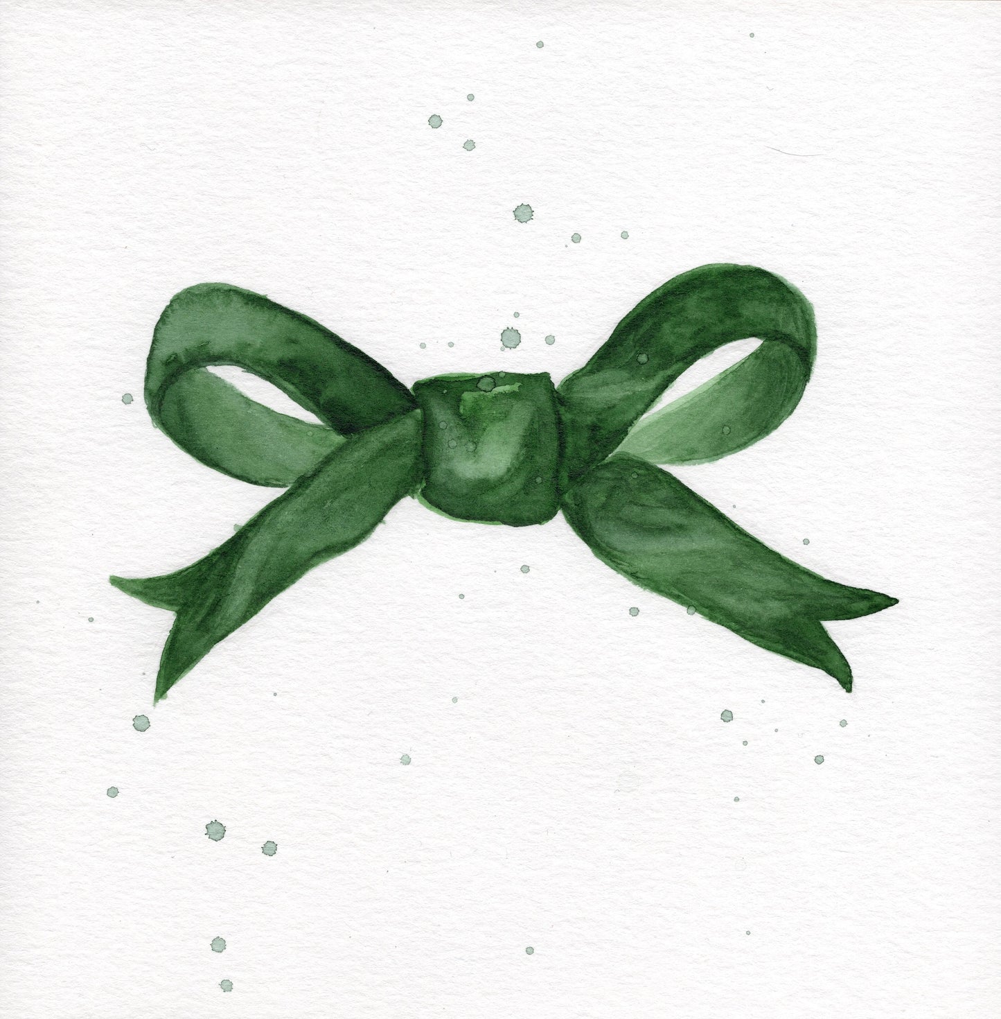 "Moss Agate"| 6x6in Original Bow Painting