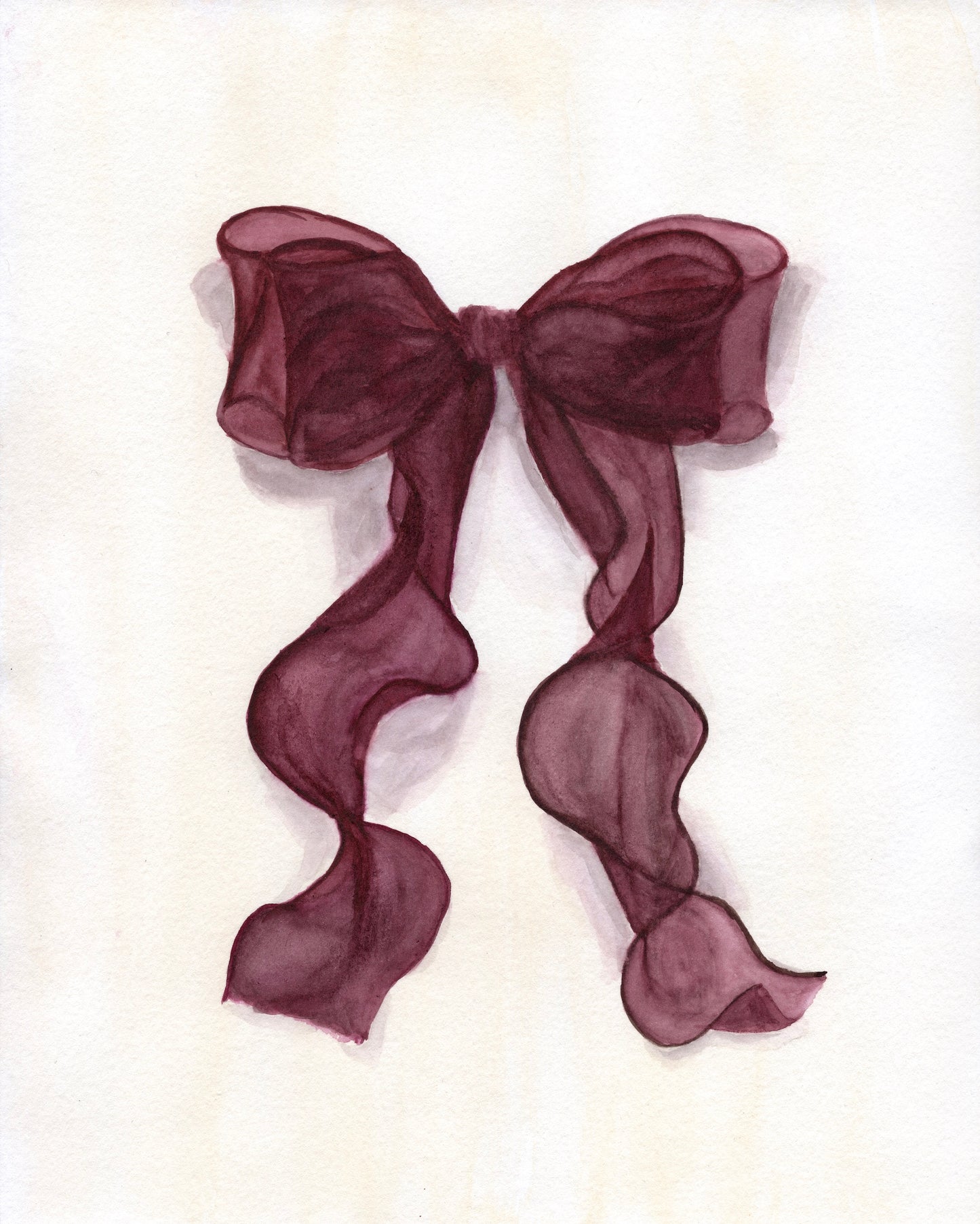 "Mademoiselle" | 8inx10in Original Bow Painting