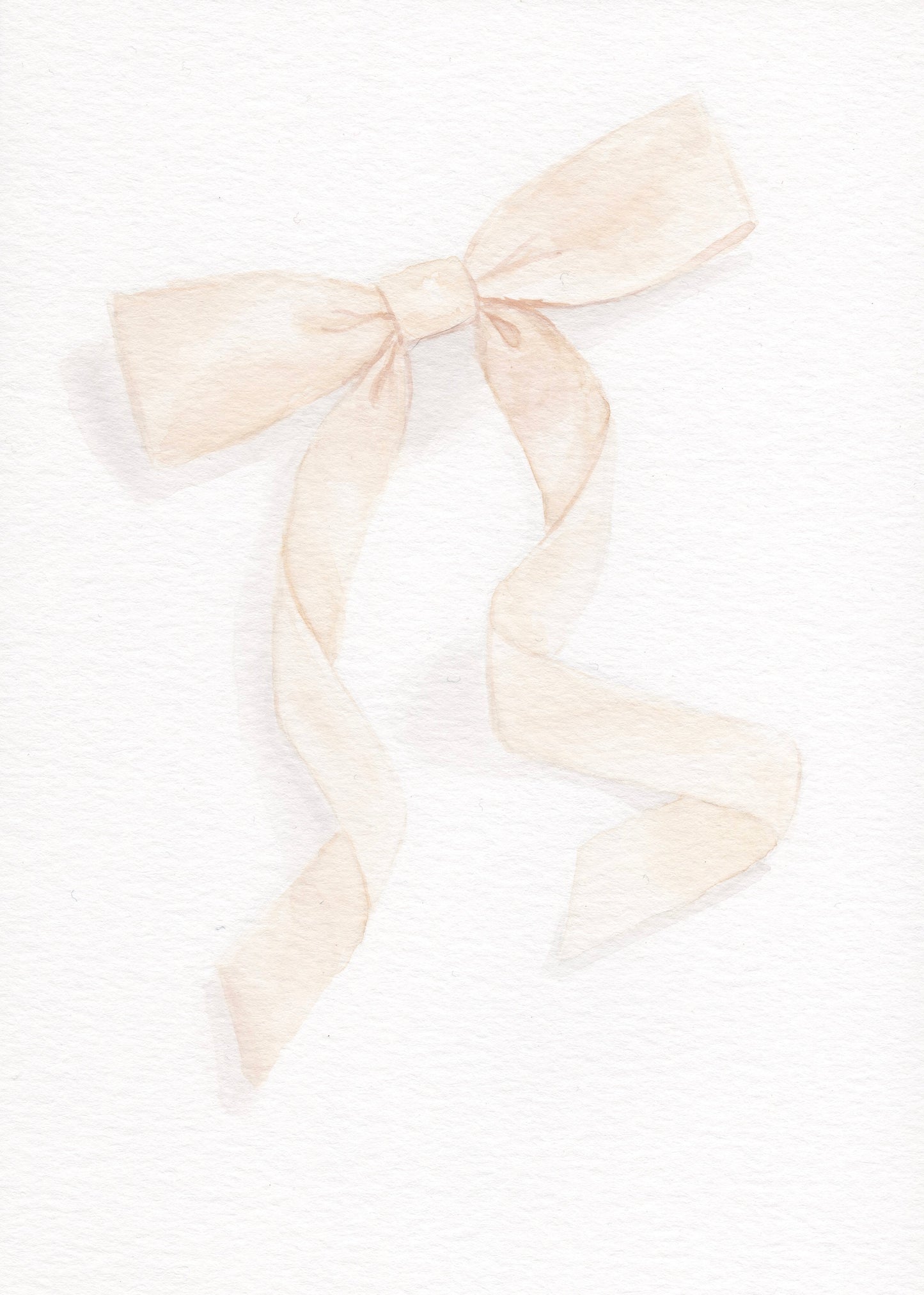 "Poet's Portrait" | 5x7in Original Bow Painting