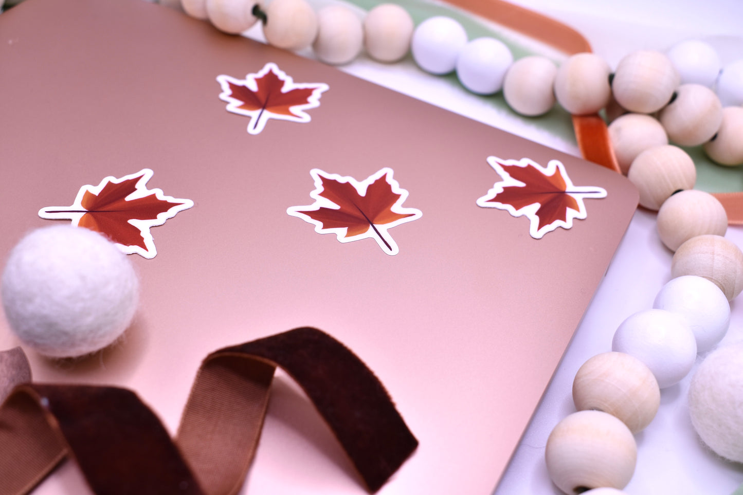 Autumn Leaf Sticker, 1.33x1.5in