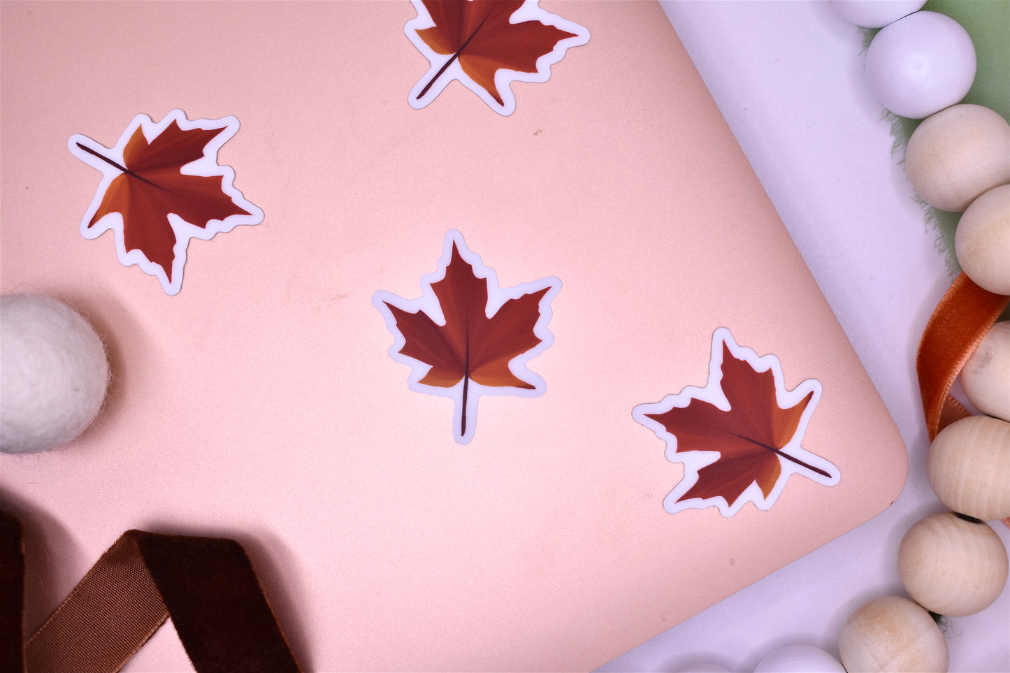 Autumn Leaf Sticker, 1.33x1.5in