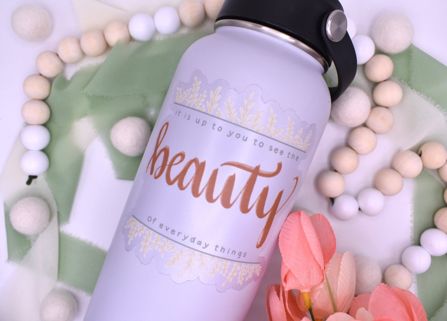 Beauty Inspirational Sticker, 3.79x4in