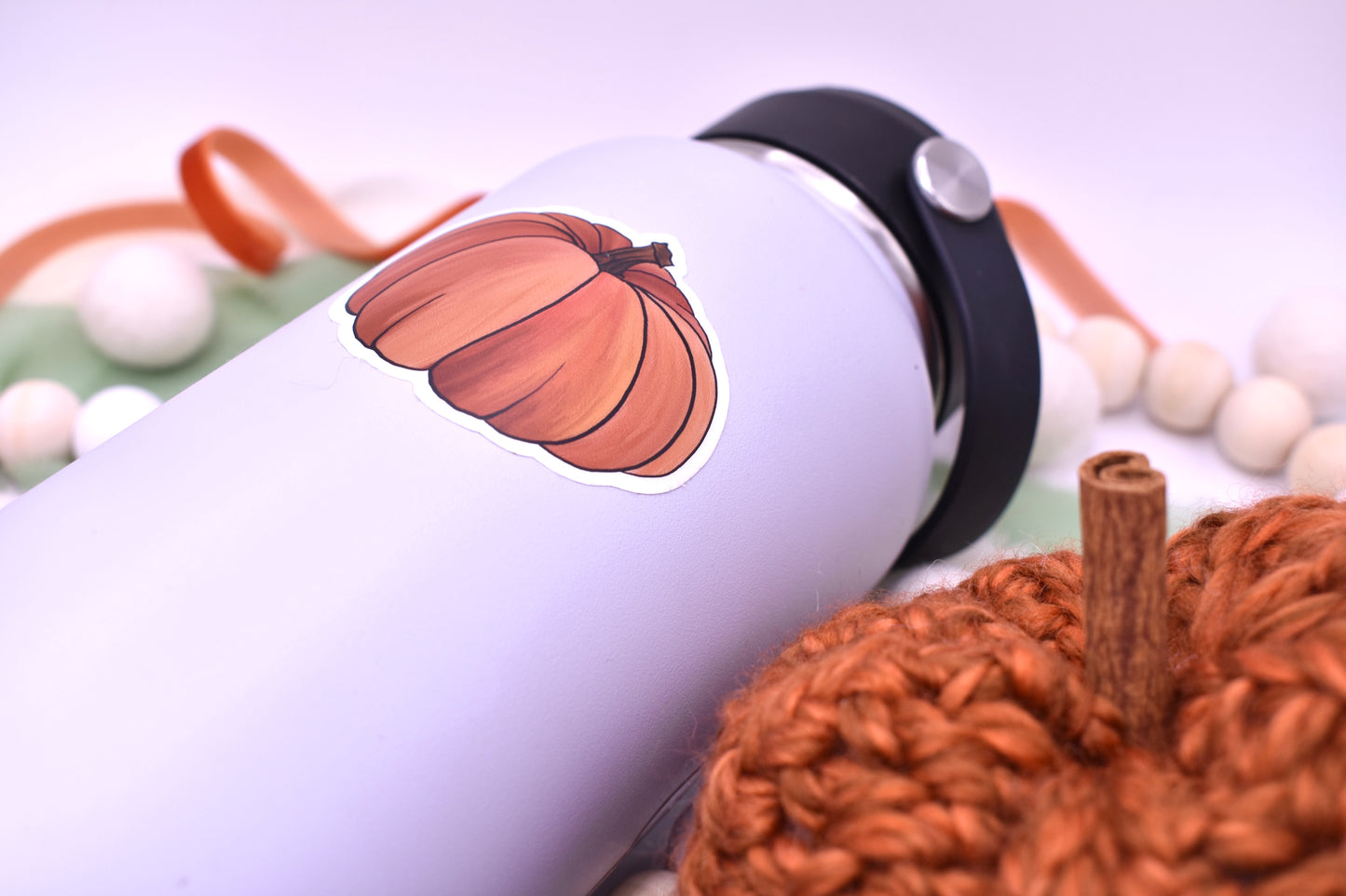 Big Pumpkin Sticker, 2.54x2in