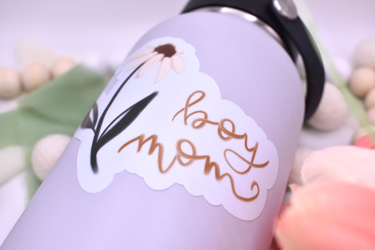 Boy Mom Sticker, 4x3.28in