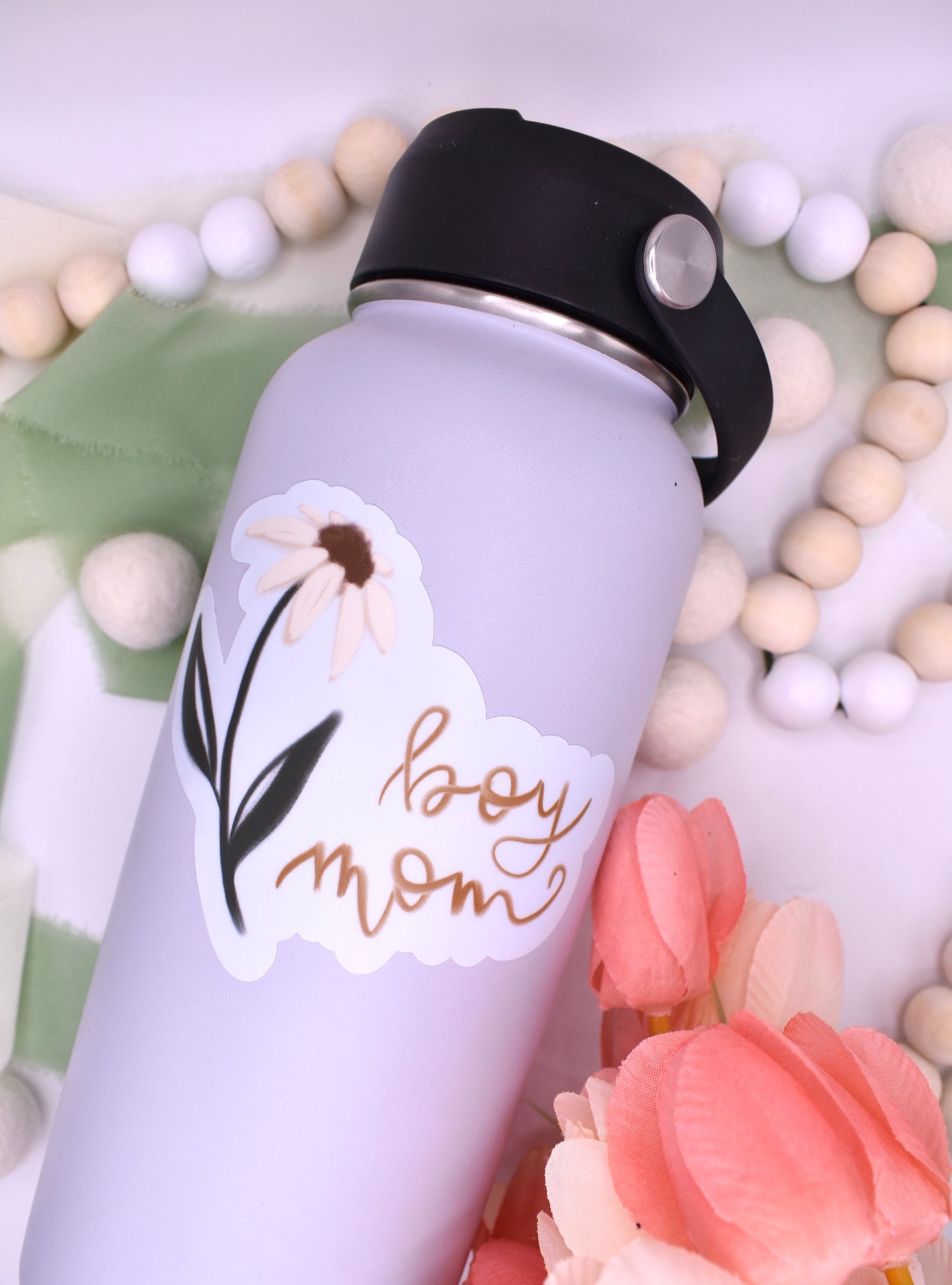Boy Mom Sticker, 4x3.28in