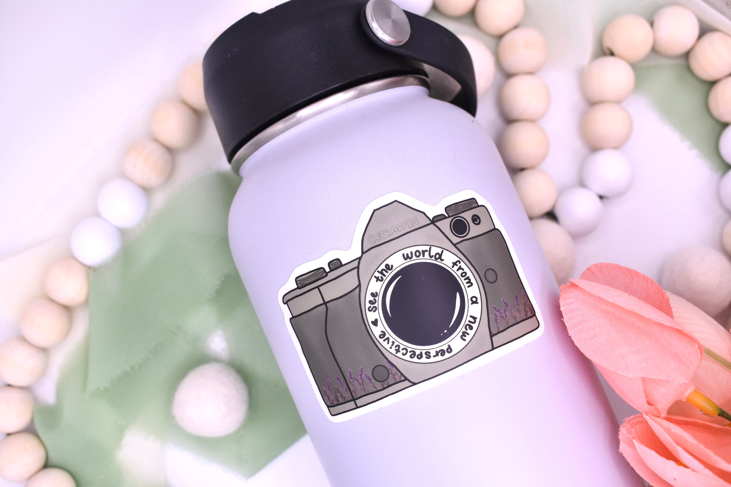 Camera Sticker, 3x2.08in