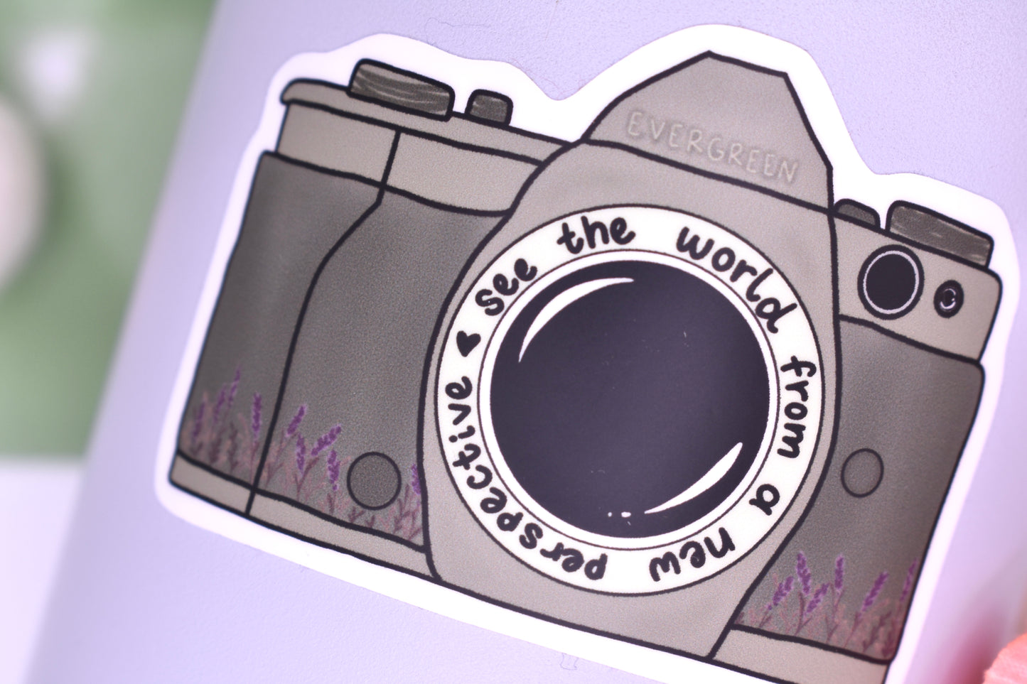 Camera Sticker, 3x2.08in
