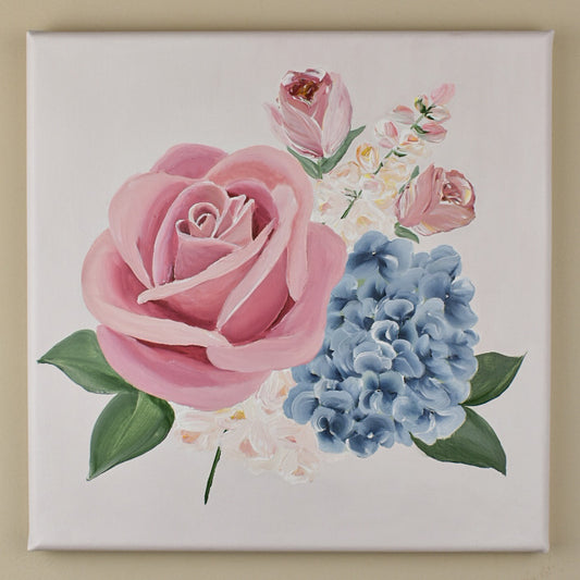 "Certainty of the Tides" - 12x12in Original Floral Painting