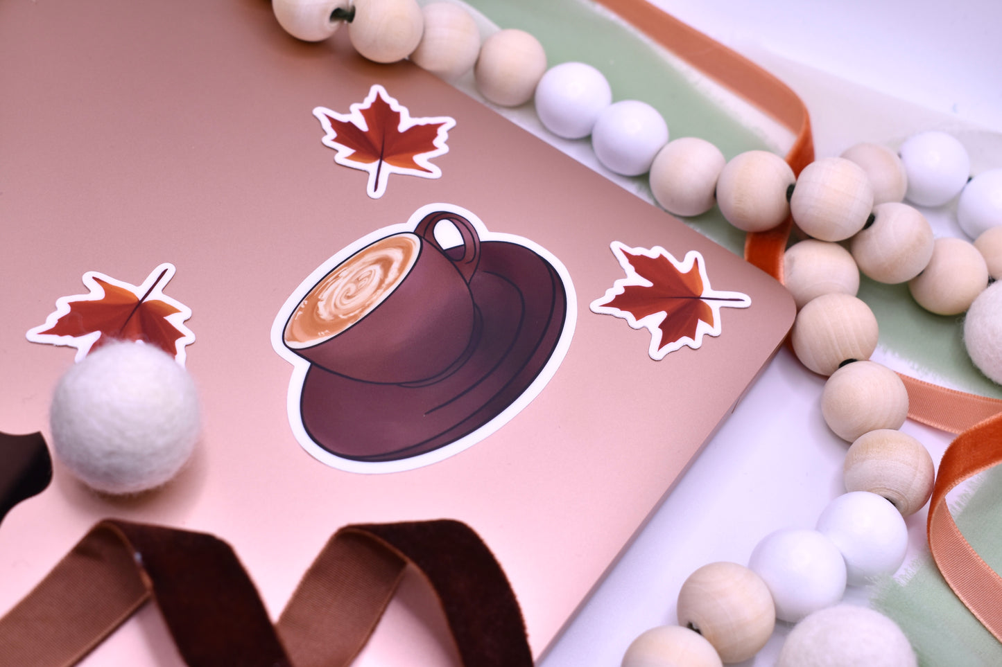 Coffee Cup Sticker, 3x2.18in