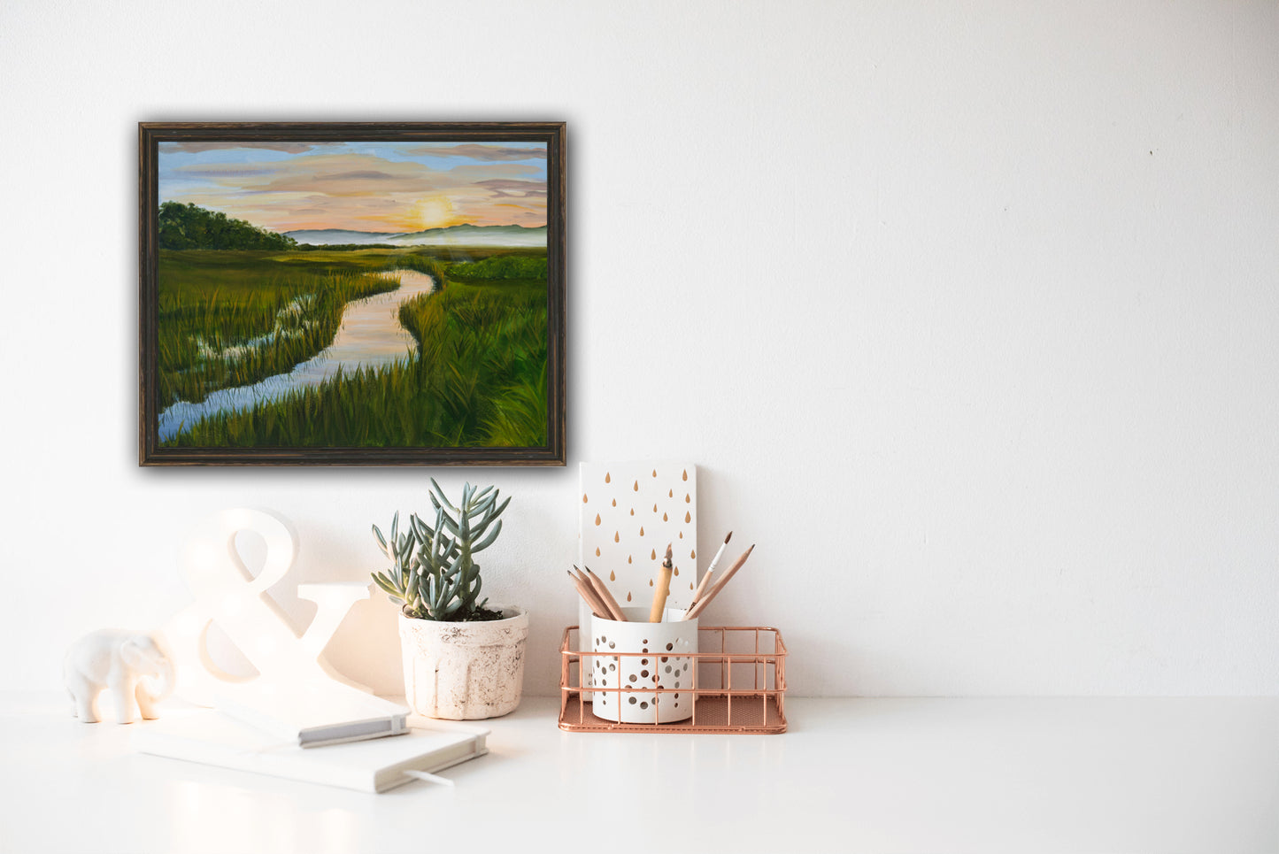 "Silent Splendid Sun" Art Print