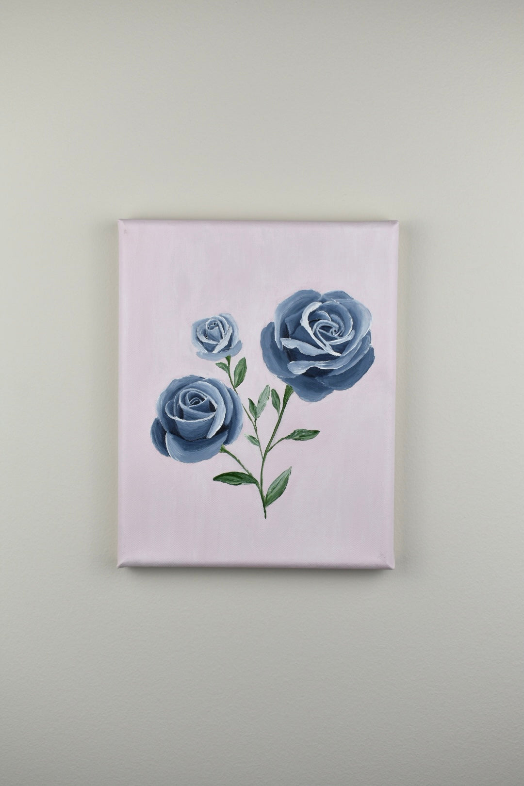 "Ingrid" - 8x10in Original Rose Painting