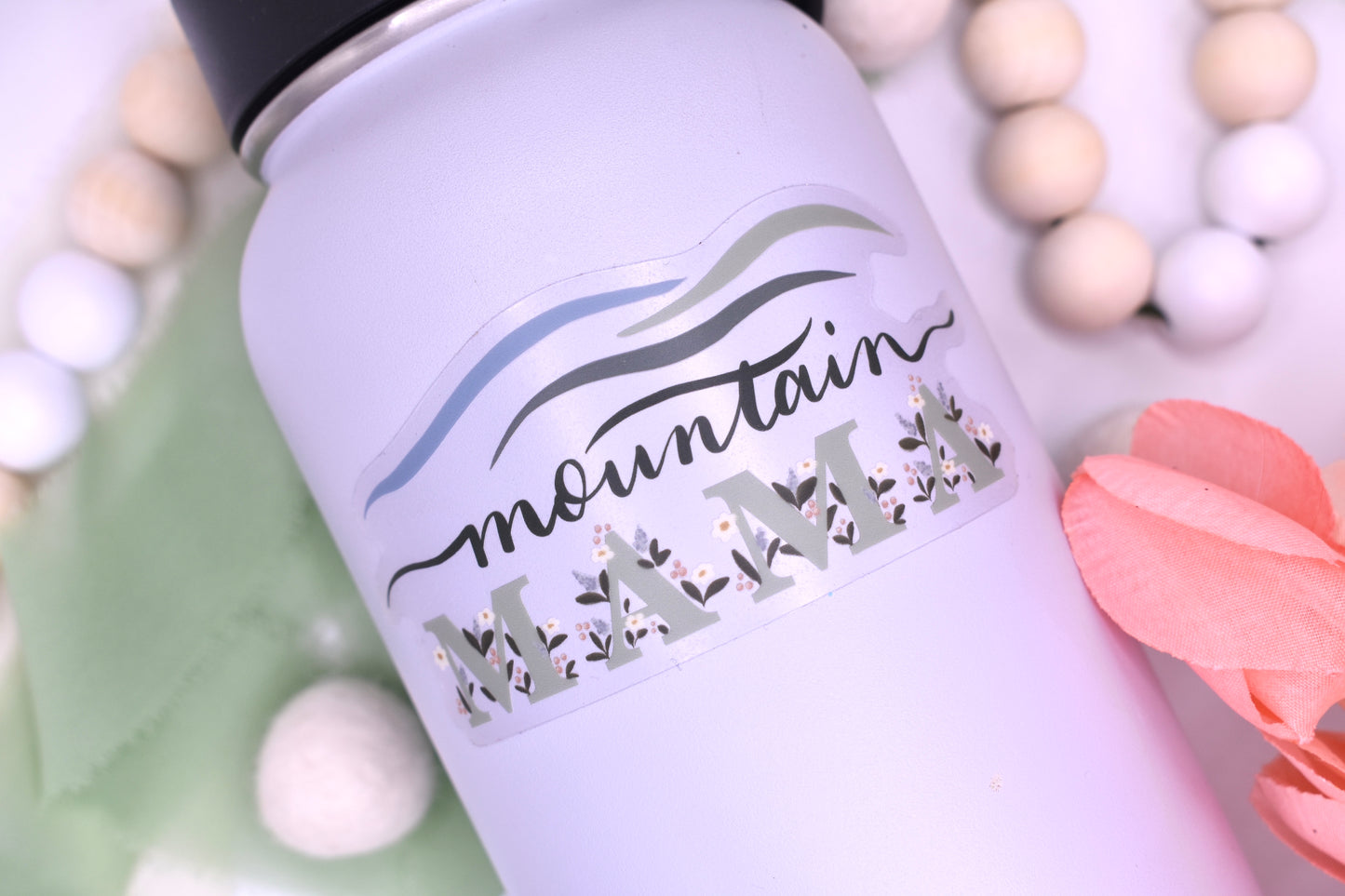 Mountain Mama Sticker, 4x1.79in