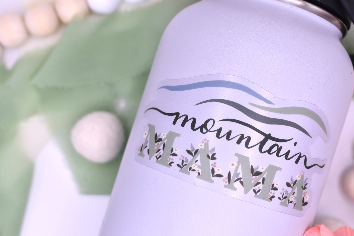 Mountain Mama Sticker, 4x1.79in