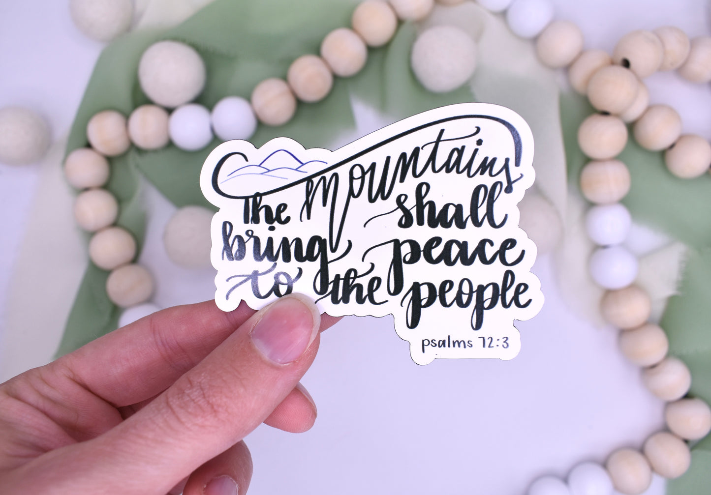 Mountain Psalm Magnet, 3x2.88in
