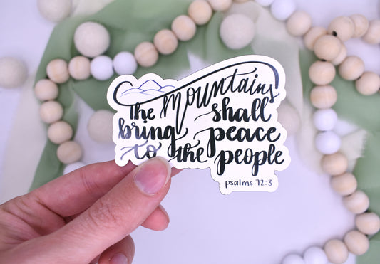 Mountain Psalm Magnet, 3x2.88in