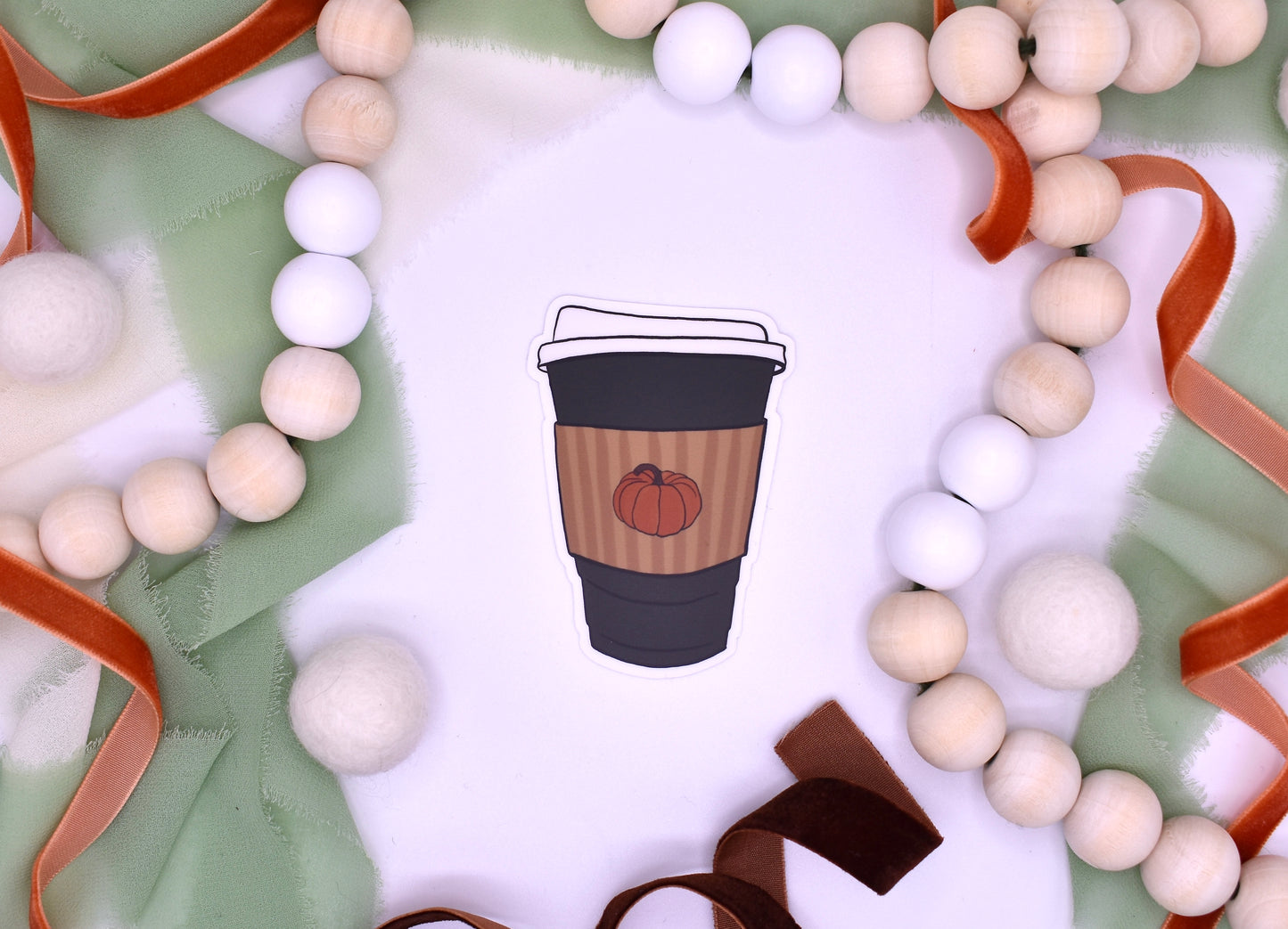 PSL Coffee Sticker, 2.12x3in