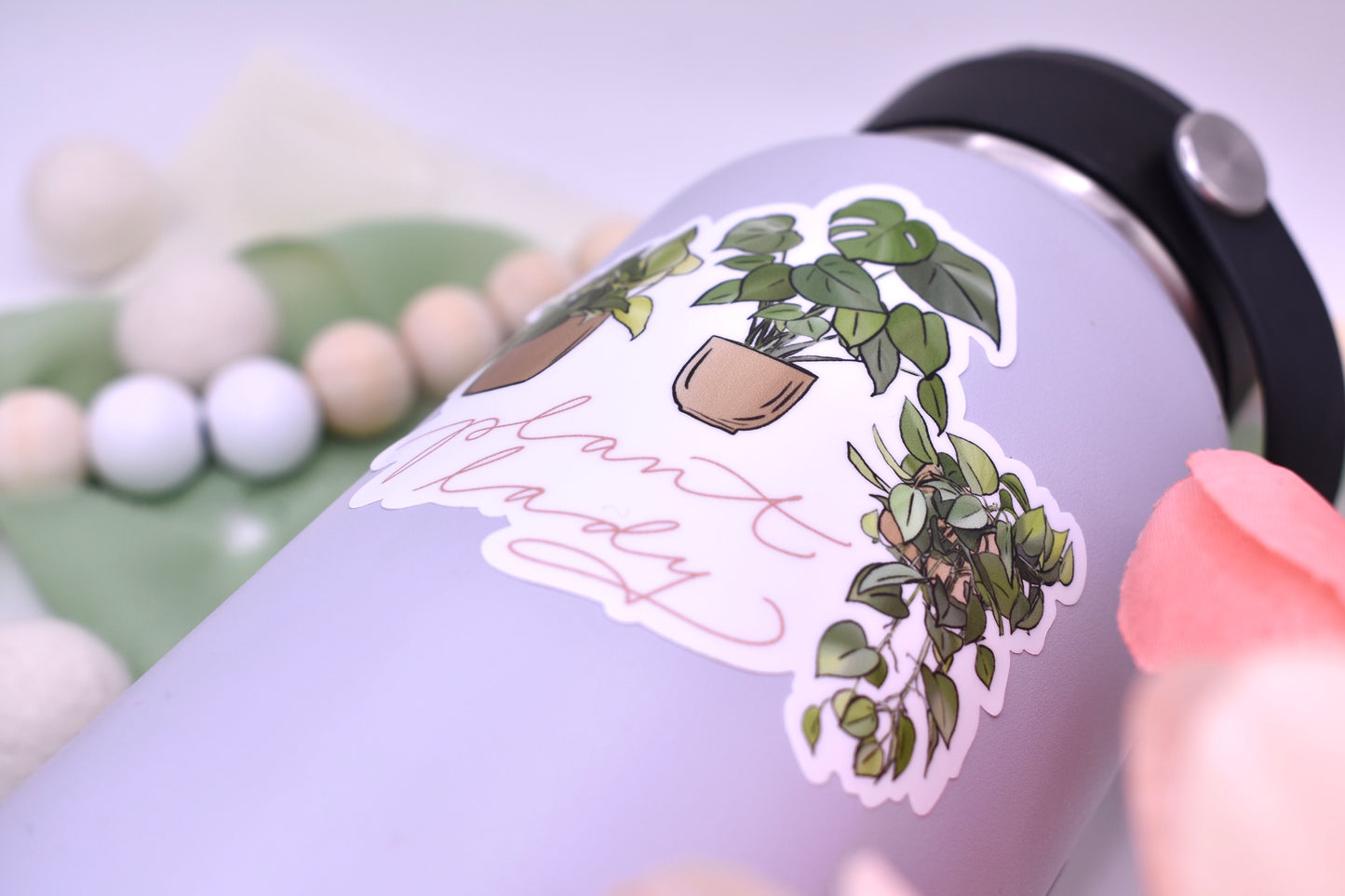 Plant Lady Sticker, 3.5x2.97in