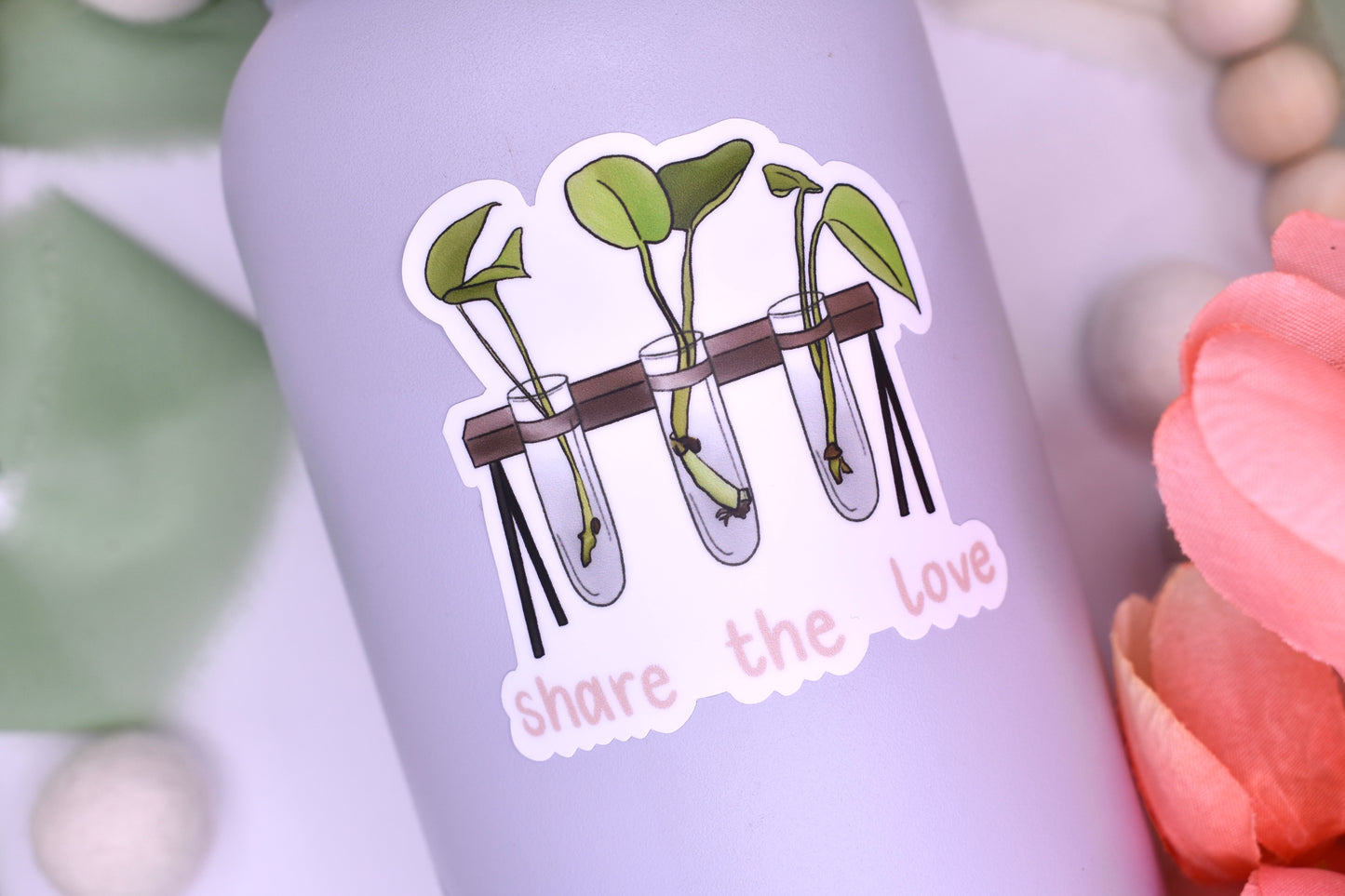 Share the Love Propagation Sticker, 2.42x2.5in