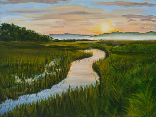 "Silent Splendid Sun" Art Print