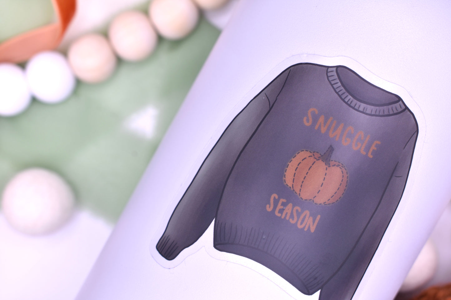 Snuggle Season Sticker, 2.59x3in