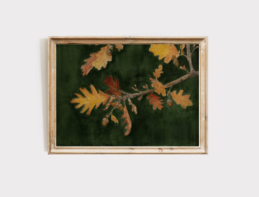 "Ochre Oak" - Art Print