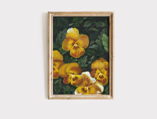 "Pansies" - Art Print