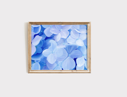 "Bright as Being Seen" - Hydrangea Art Print