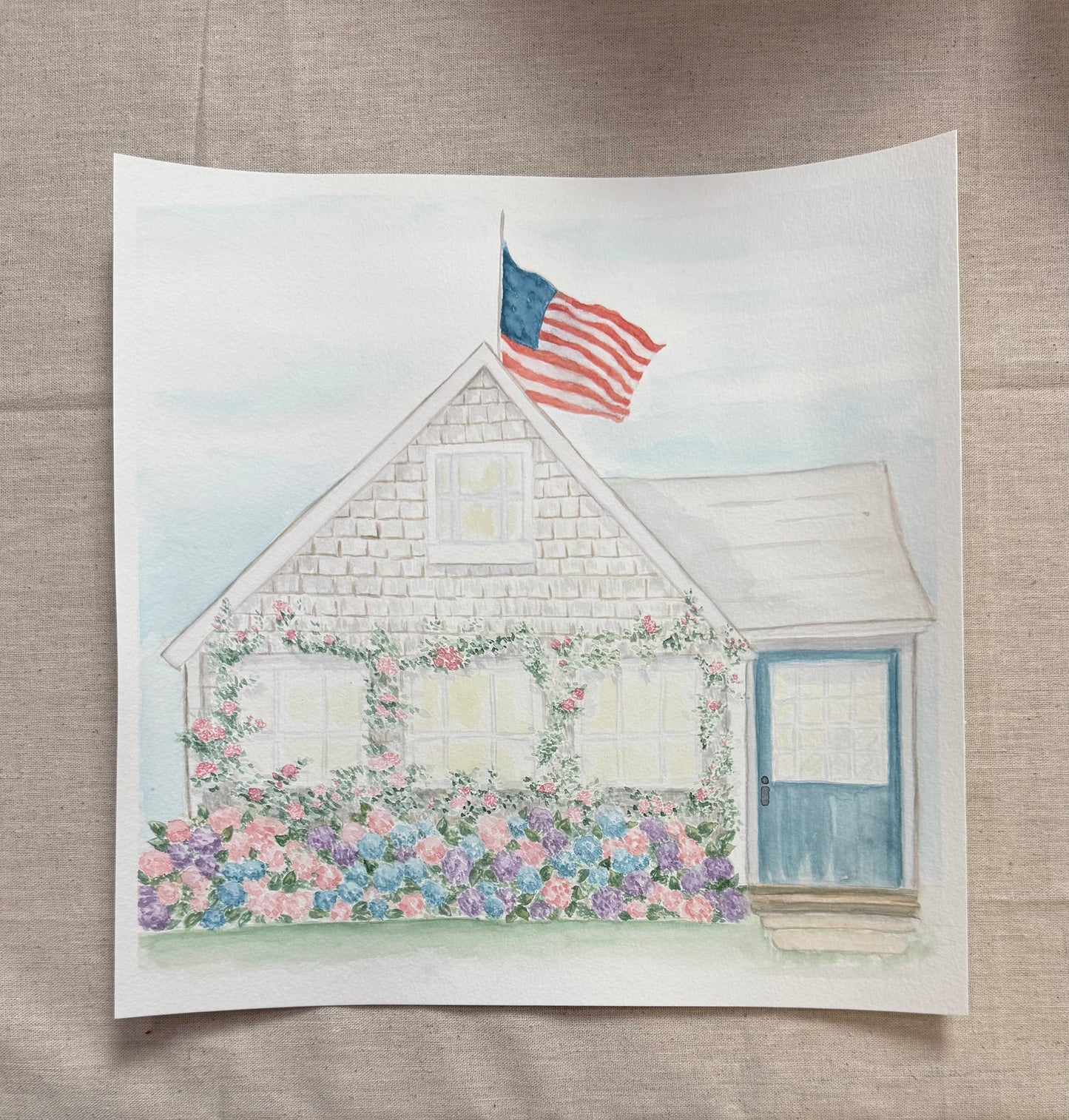 "Summer on the Cape" | 12x12in Original Painting