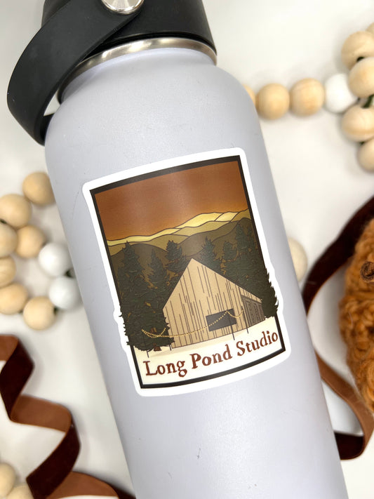 Long Pond Studio Sticker, 2.61x3in