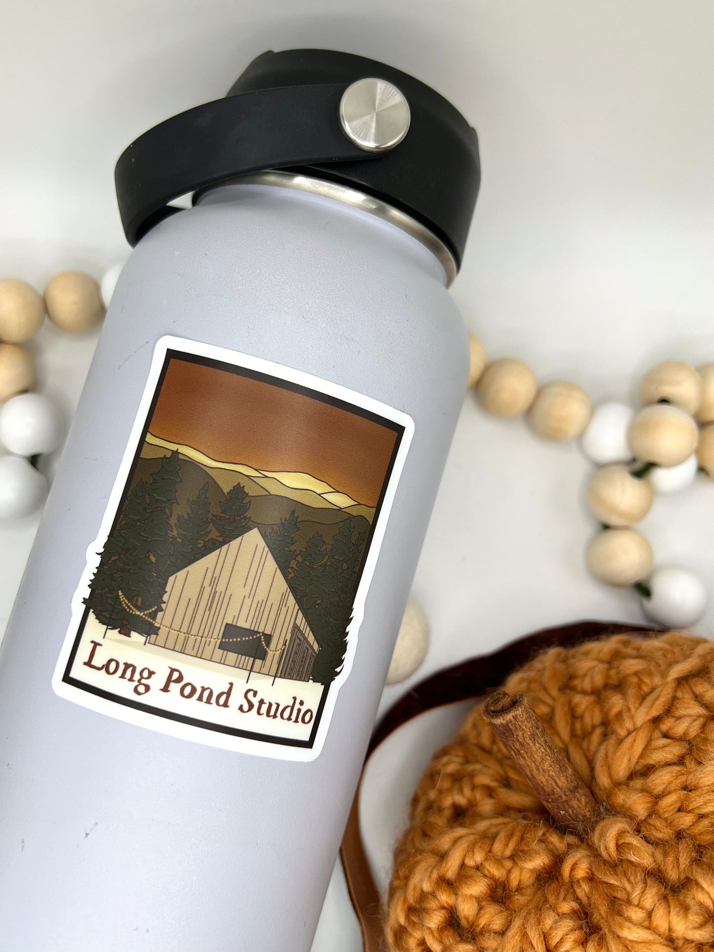 Long Pond Studio Sticker, 2.61x3in